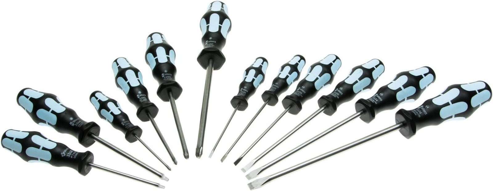 – Stainless Screwdriver Set 12Pc (Sl/Ph/Sq), 3334/12 – 5347903001