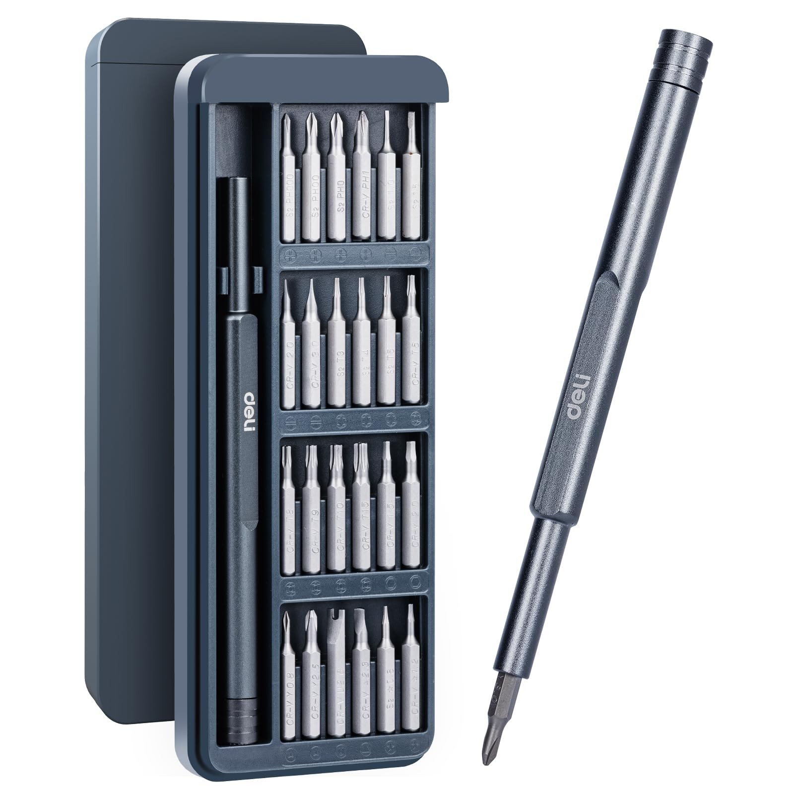 25-in-1 Precision Screwdriver Sets Magnetic Mini Repair Tool Kit Case 25 Pcs