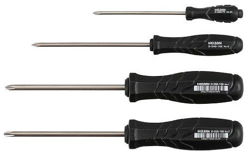 JIS-4 JIS Screwdriver Set New 3rd Gen Japan Import Steel polypropylene Drivers n