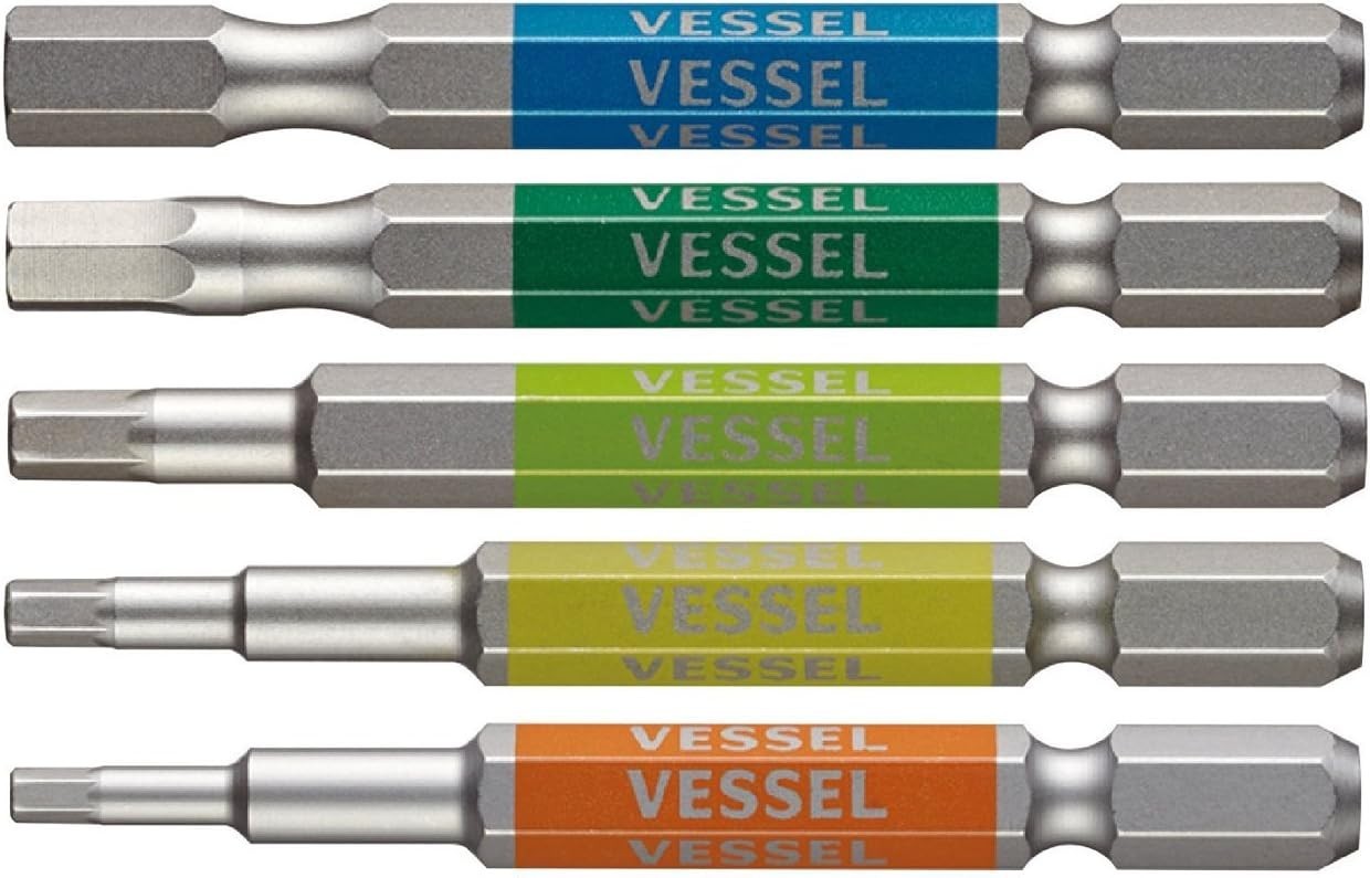 Versatile 5PC Hexagonal Driving Bit Set – Precision Die Hard Steel Tools