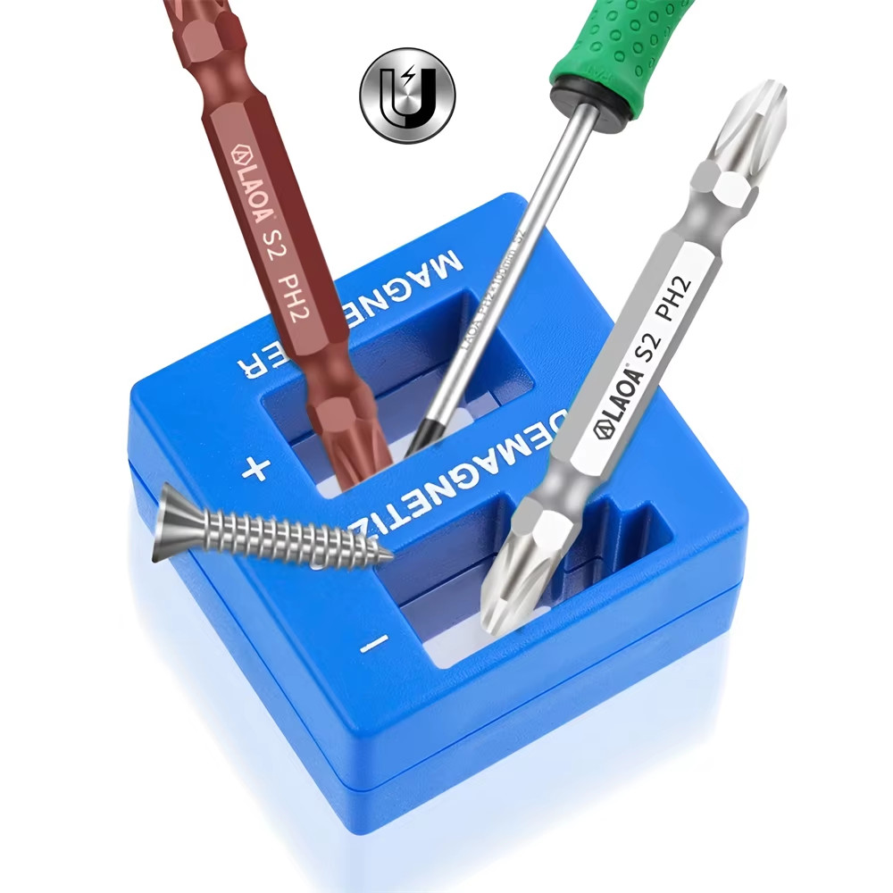 2 in 1 Magnetic Magnetizer Demagnetizer Tool for Screwdriver Repair Hand Tools