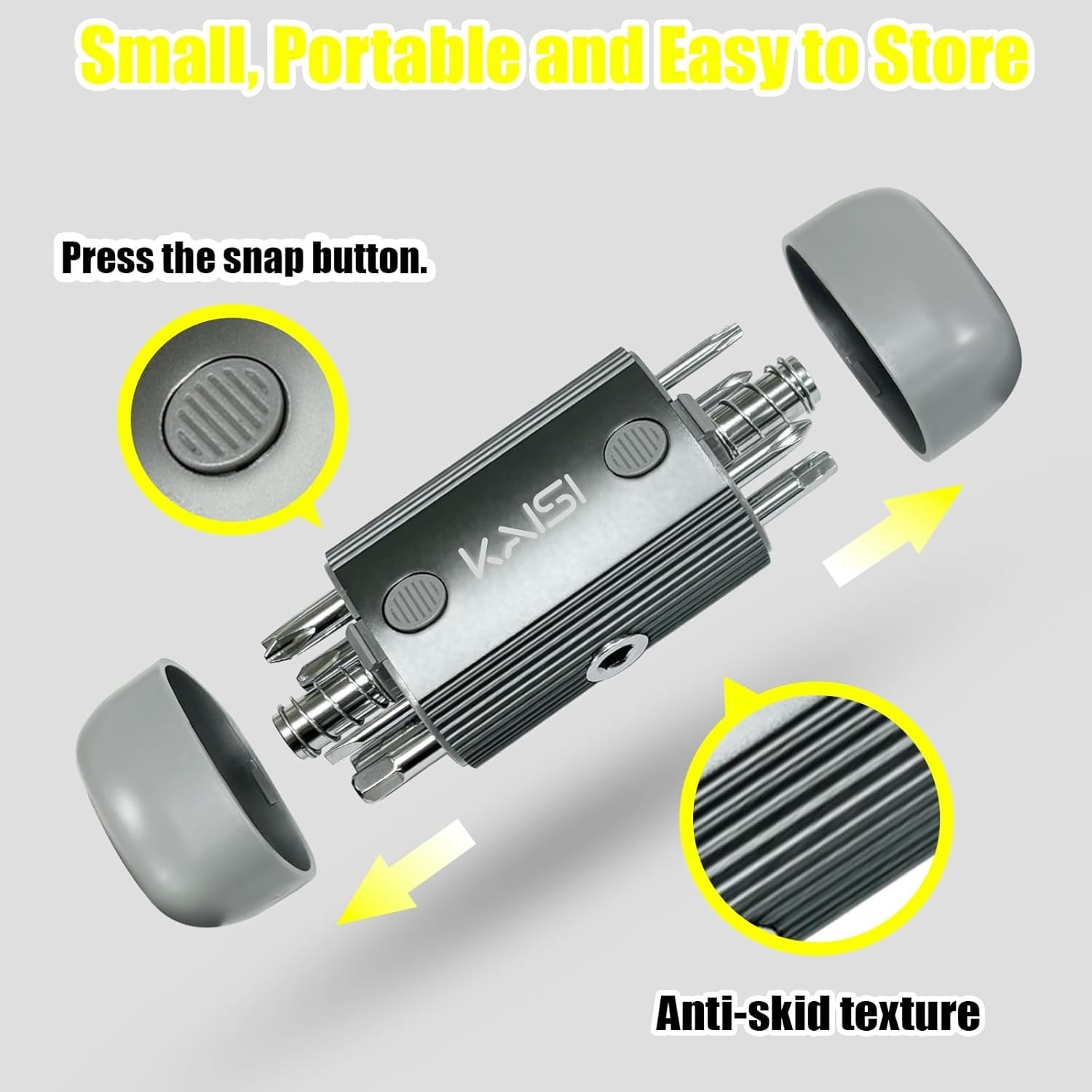 Durable 12-in-1 Screwdriver – Portable Multi-Bit Tool for Everyday Repair Needs