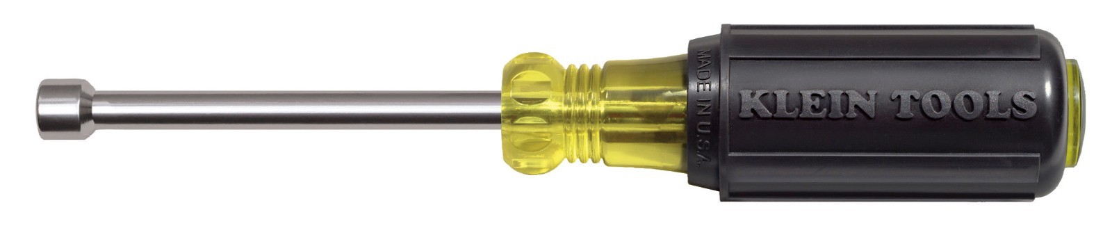Klein Tools 630-1/4M 1/4” Magnetic Tip Nut Driver 3” Shaft