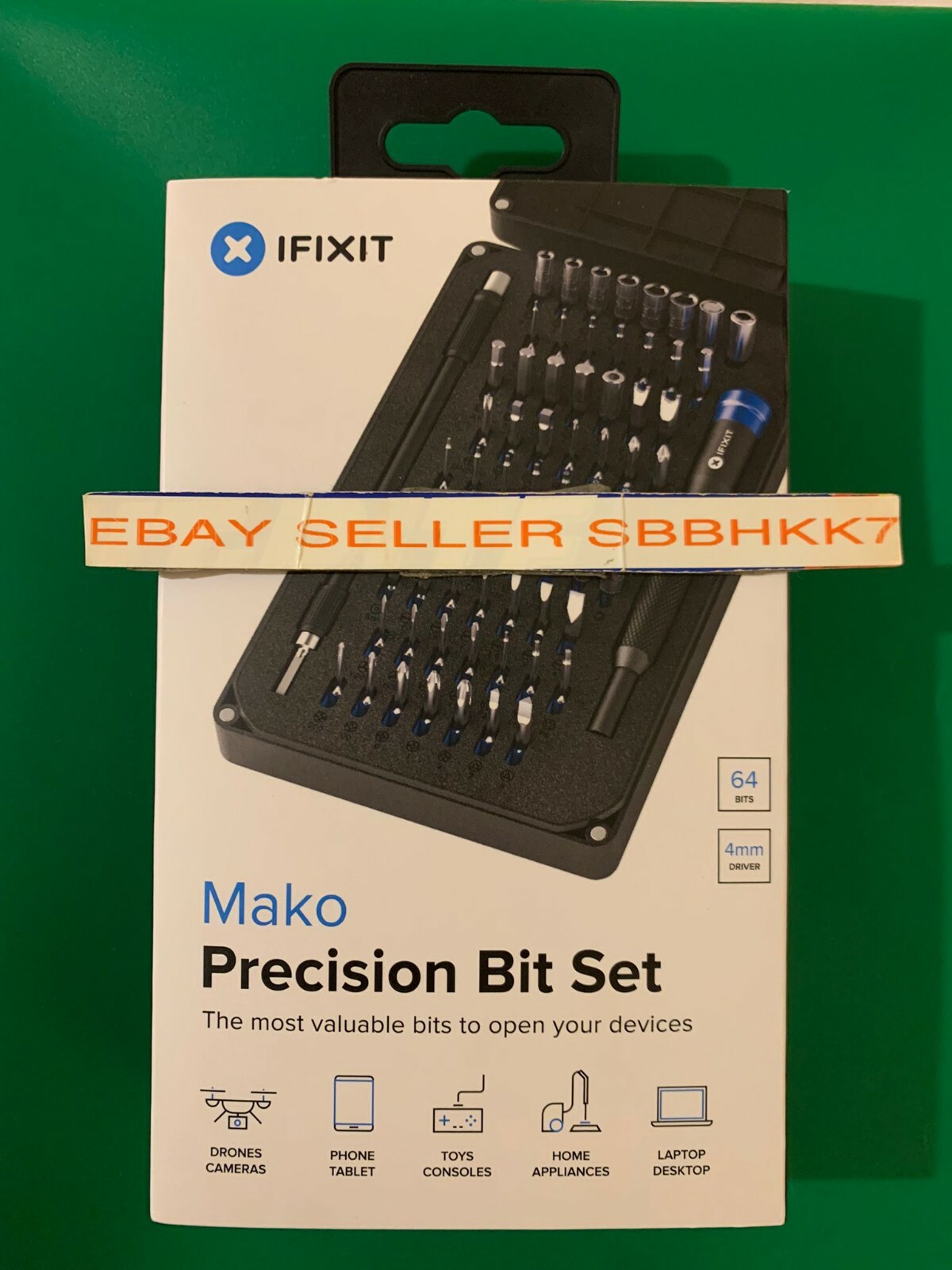 iFixit Mako Driver Kit – 64 Precision Bits for Electronics Repair New Free Shipp