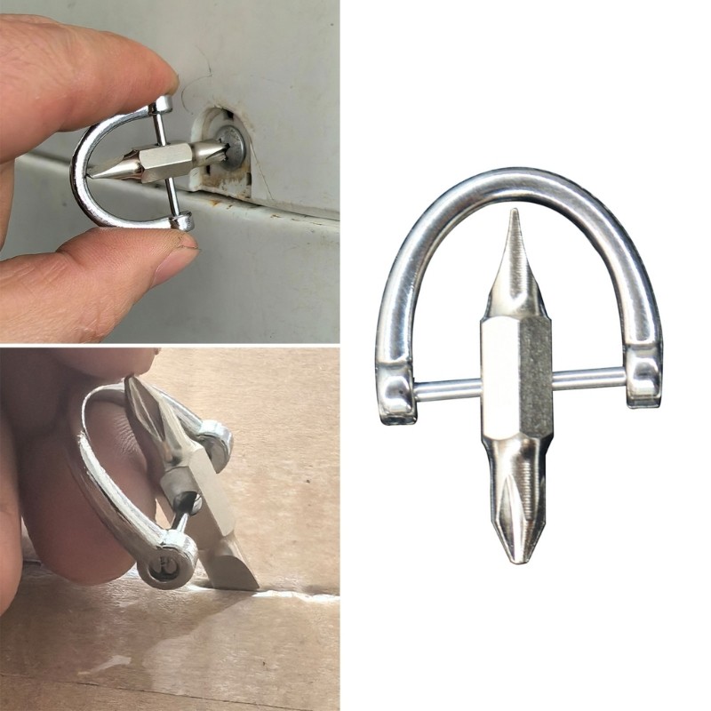 Practical Flathead Screwdriver Keychain For Everyday Carry Home And Travel Needs