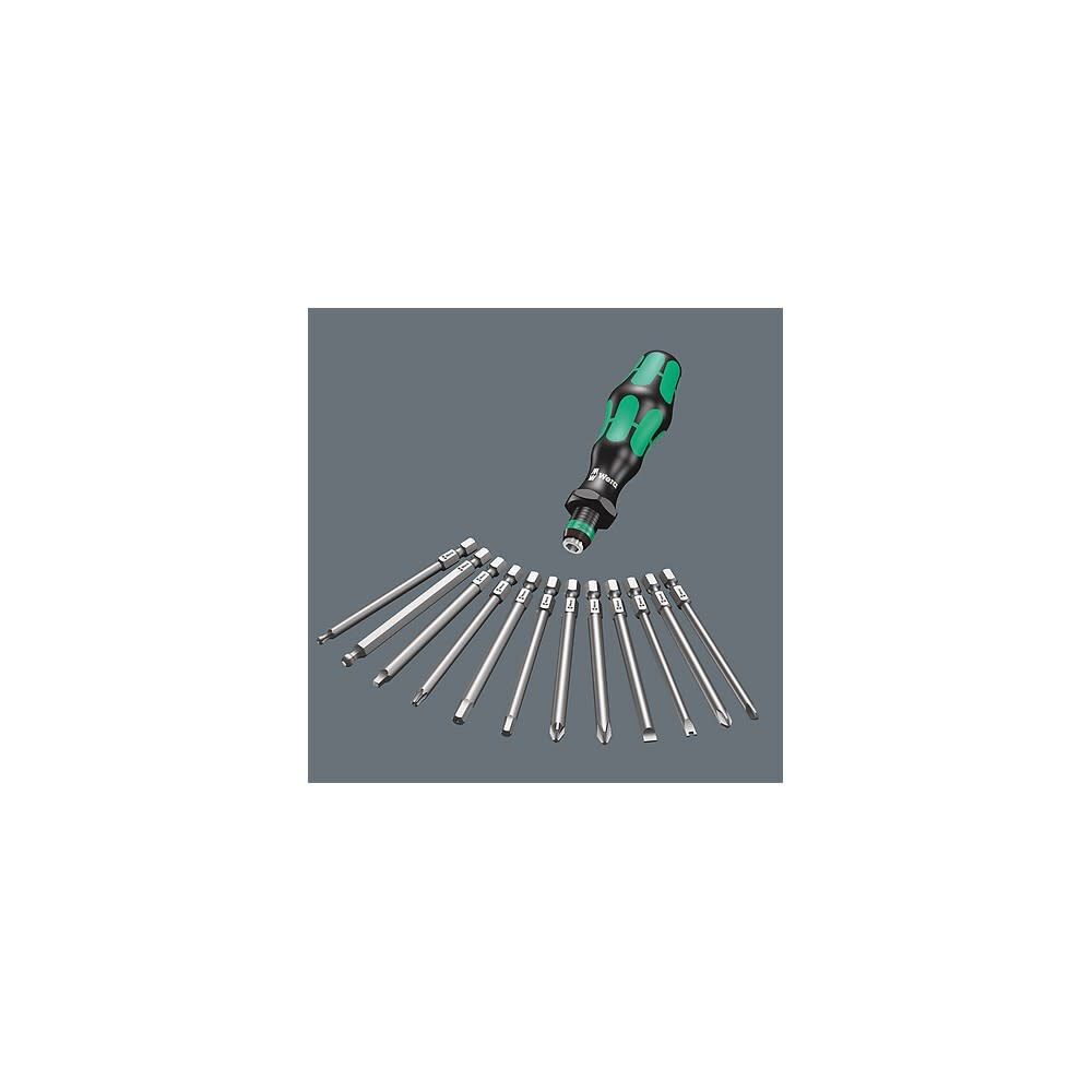 Wera Tools Kraftform Kompakt 62 Screwdriver With Bits 33Pc