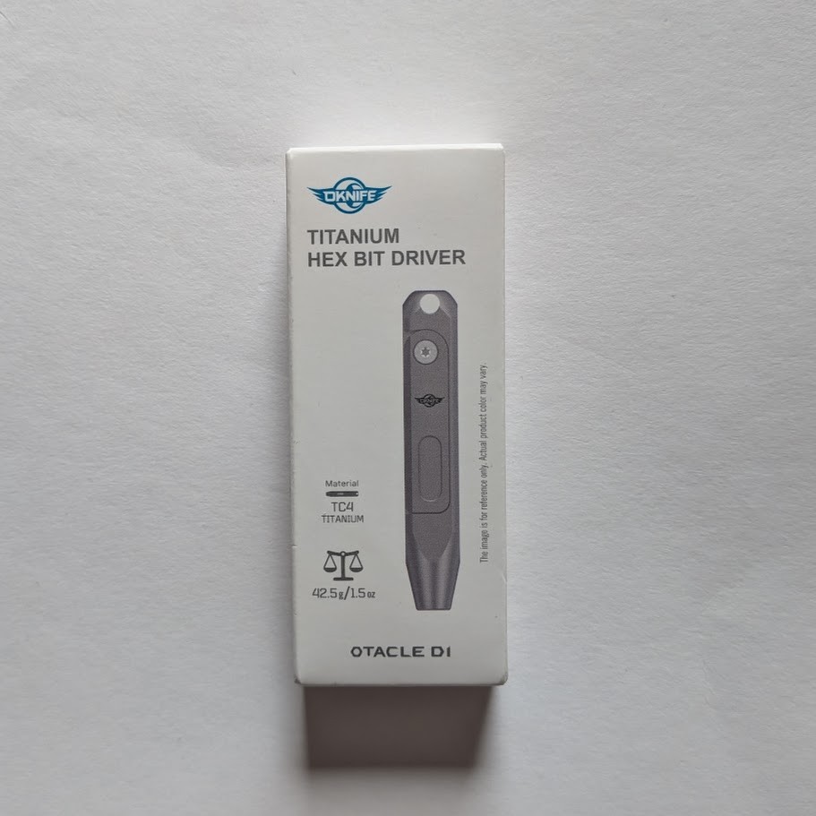 Olight Oknife Otacle D1 Mini EDC Multi Bit Precision Screwdriver Set – Titanium
