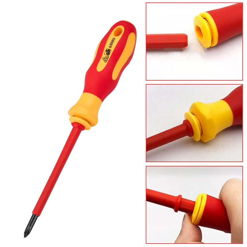 10pc Electrician’s Insulated Magnetic Electrical Hand Screwdriver Tool Set New