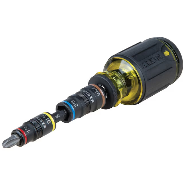 Klein Tools 85515HD Flip Socket, Mini Ratchet and Multi-Bit Driver Set, 3 Pc.