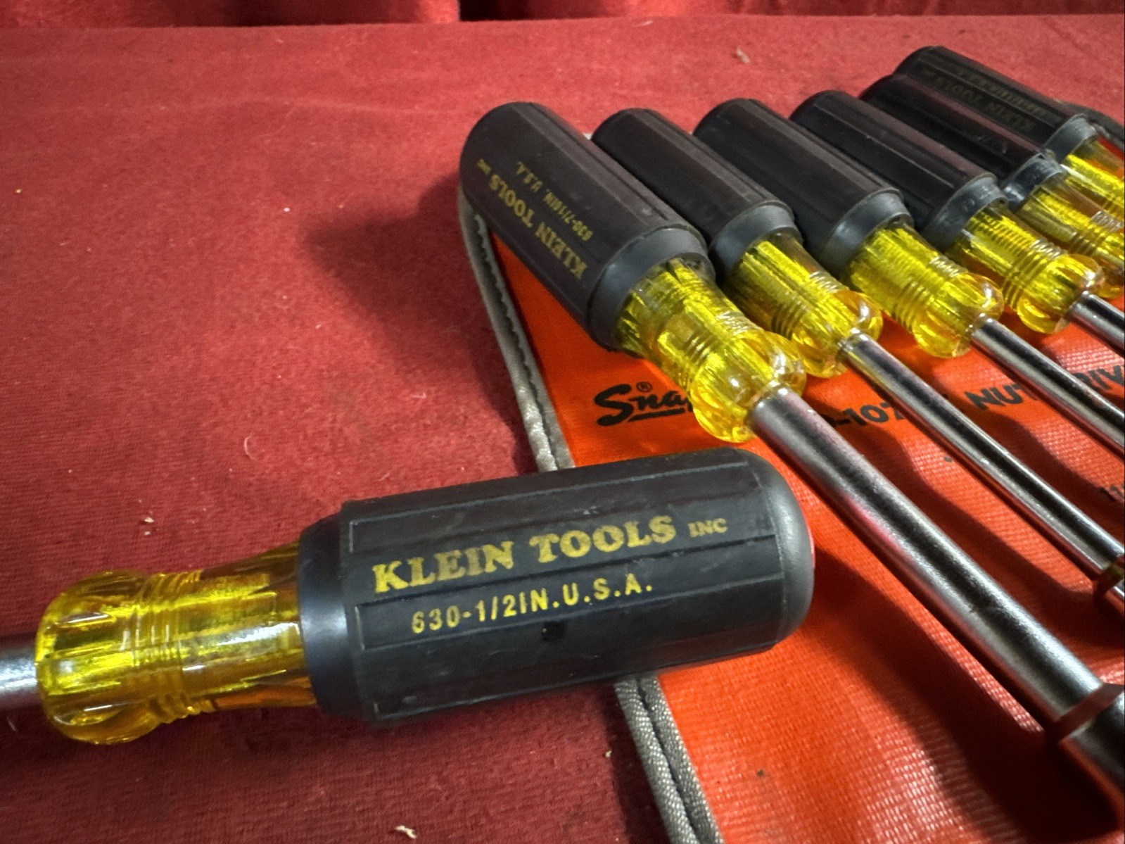 Klein Tools 7-Piece Nut Driver Set Standard In Snapon Soft Case