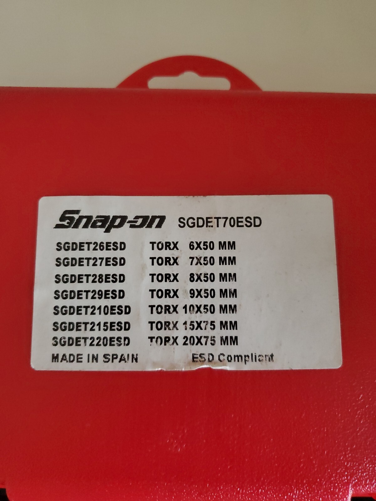Snap On Tools 7pc Miniature Precision Torx Set for Electronic Repair NEW!!!!!!!!