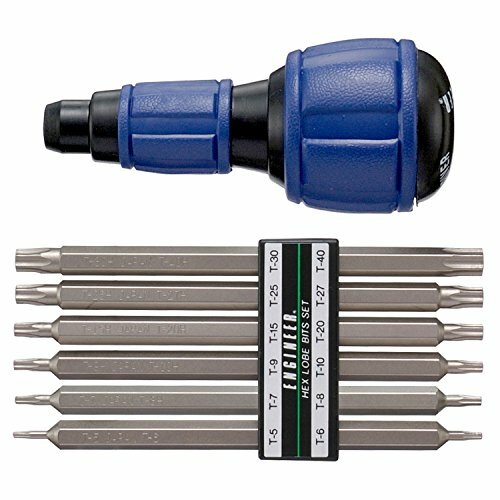 ENGINEER Master Grip Driver 6 Set Chromium Vanadium Steel DR-51 w/ Tracking NEW