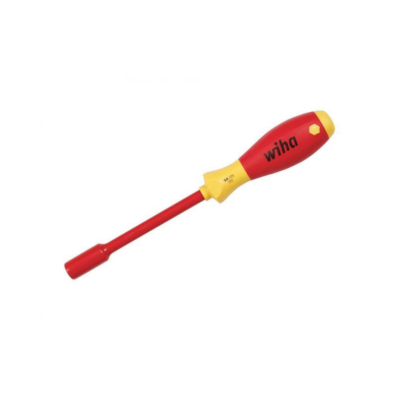 Wiha Tools 32258 Insulated Nut Driver, 3/16″ x 125 mm