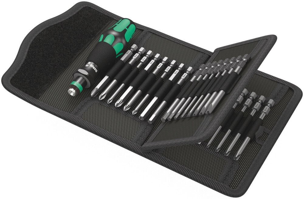 Wera Tools Kraftform Kompakt 62 Screwdriver With Bits 33Pc