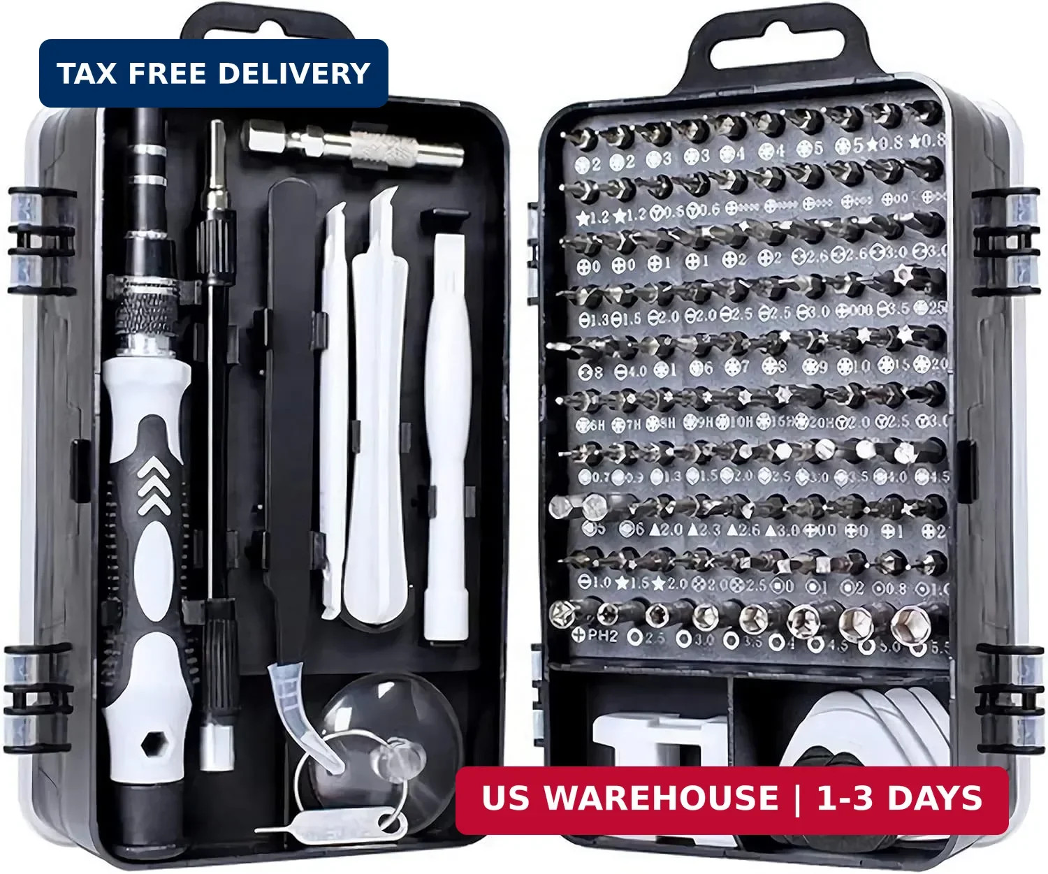 115 in 1 Screwdriver Set, magnetic DIY Precision Tool kit for Glasses PC Laptop