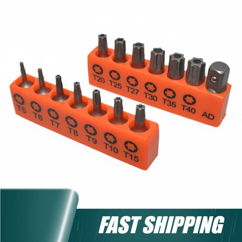 14-Piece Security Torx Bit Set Tri-Wing Hex Star Screwdriver Tamper-Proof Tools