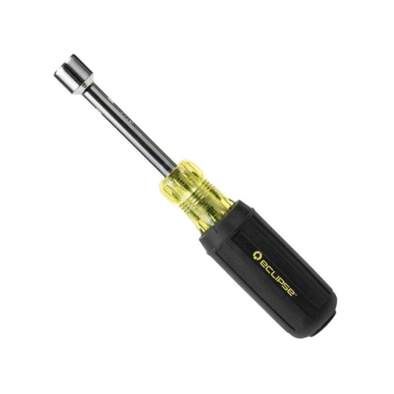 Eclipse 902-236 Hollow Shaft Nutdriver, Rubber Grip 7/16 Inch