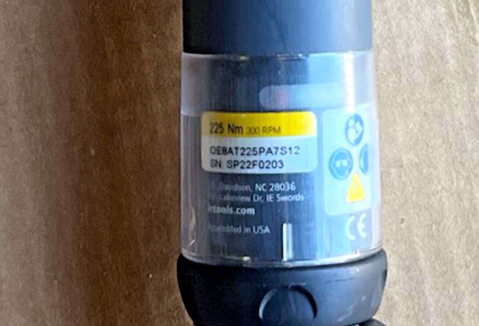 INGERSOLL RAND QE8AT225PA7S12 nut runner and controller QCD21-FM unit 2