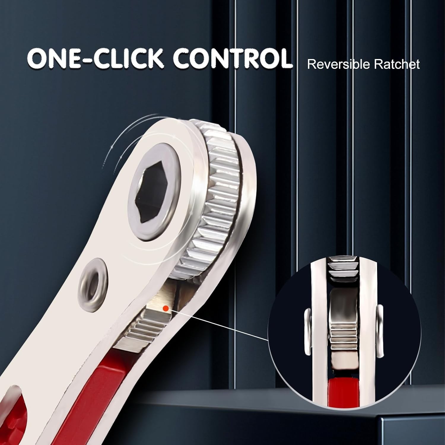 22-in-1 Magnetic Ratchet Screwdriver Set w/Reversible Wrench & Bits | Compact…