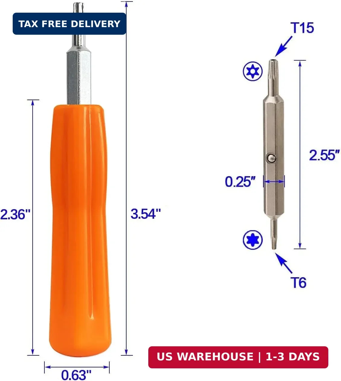 Doorbell Screws & Screwdriver Kit Replacement for Ring Video Doorbell 2 3 4