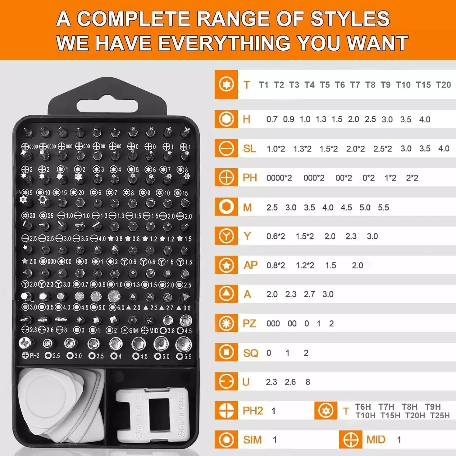 117 in 1 Precision Mechanical Screwdriver Set Magnetic Repair Tool Kit HandWork