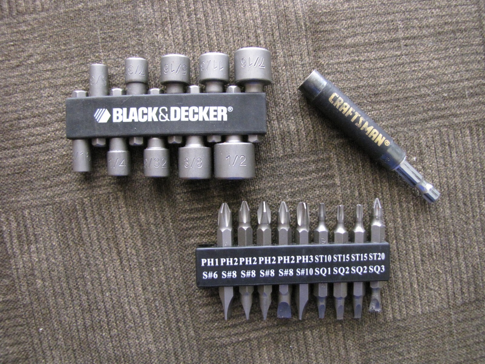 MIX 9-pc Magnetic Screwdriver Set plus Nut Drivers in Various Sizes SEE PHOTOS