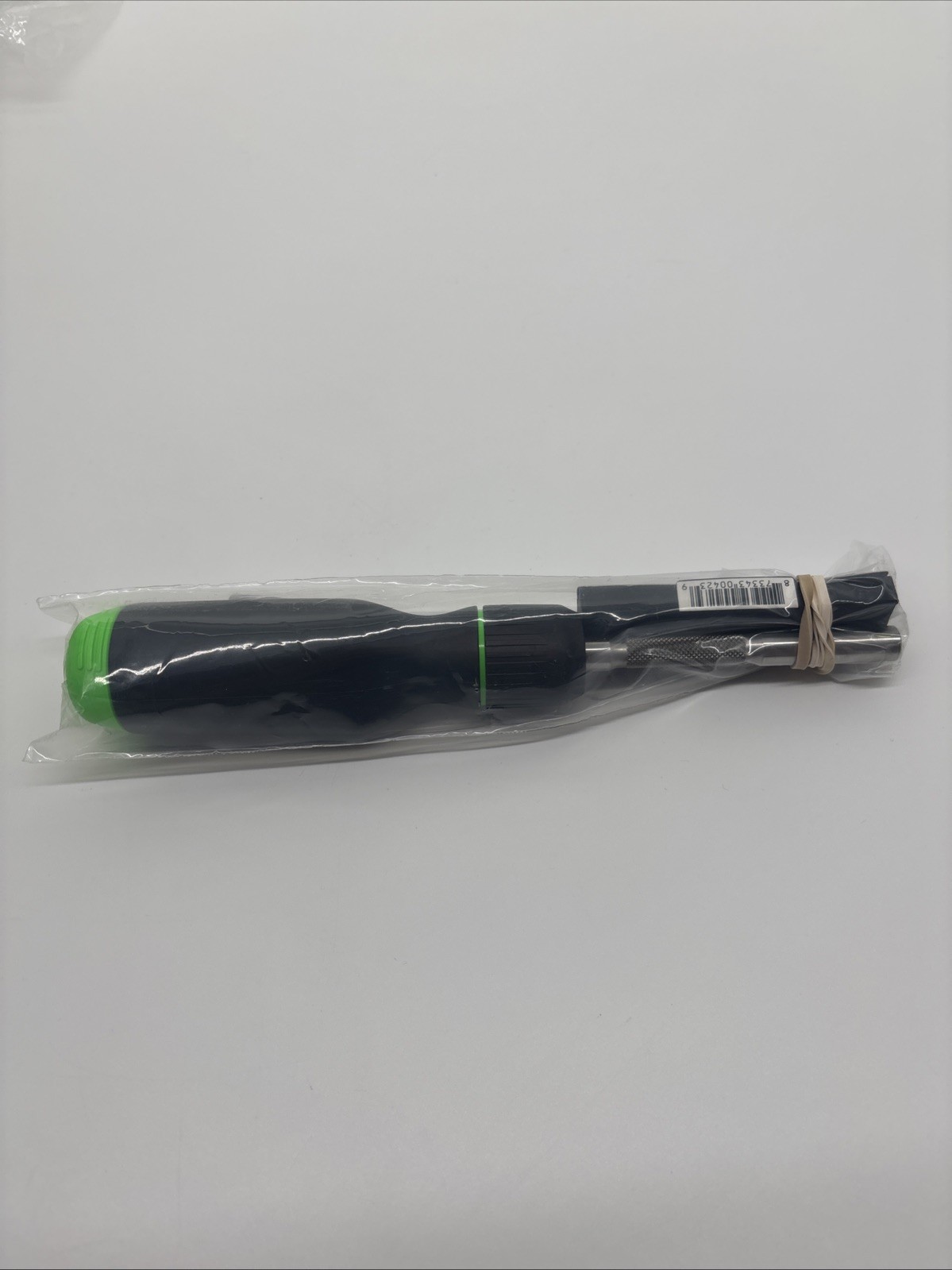 LTT Linus Tech Tips Multi-Bit Black/Green W/ Silver Shaft Ratcheting Screwdriver