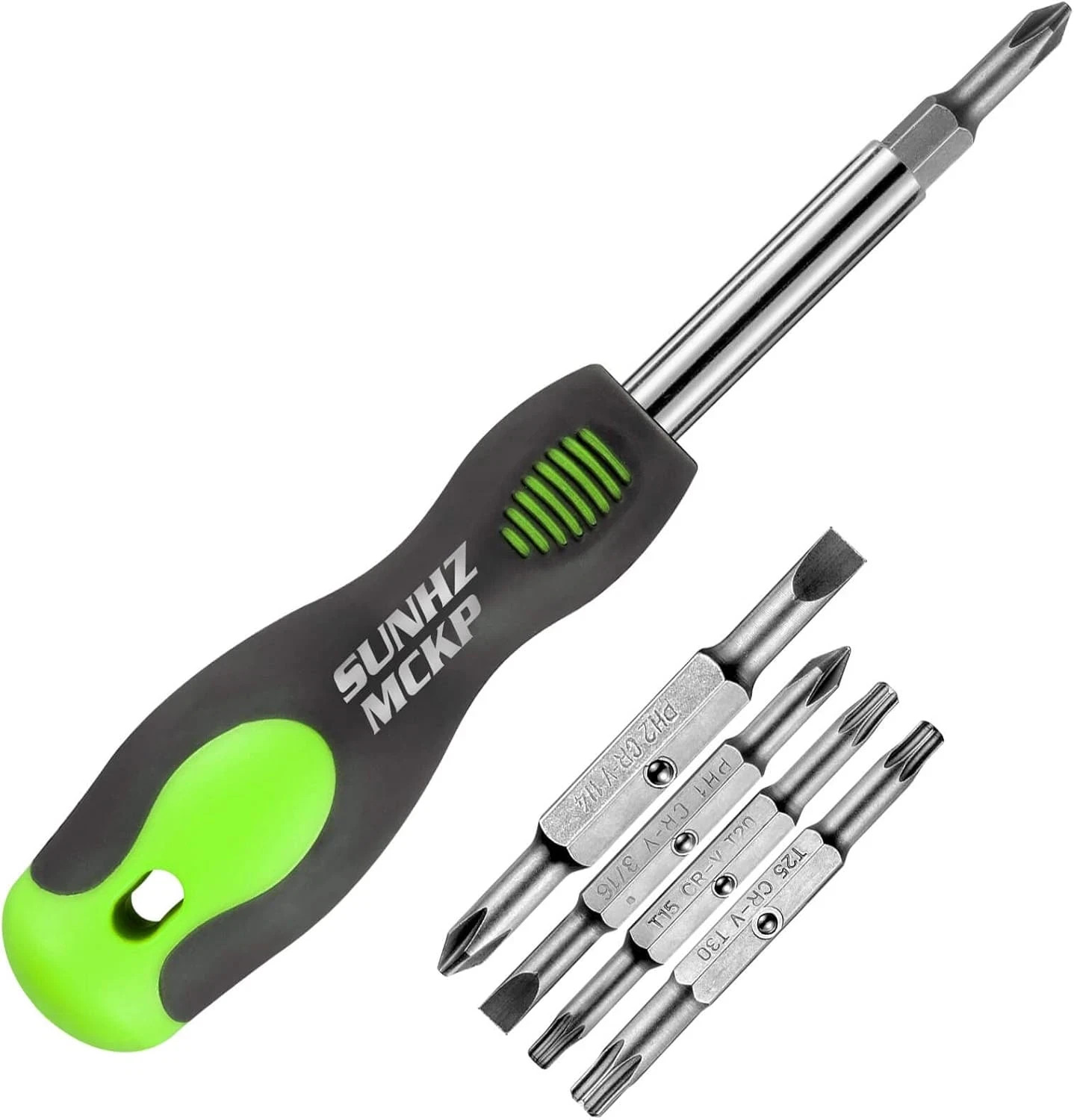 8-in-1 Multi Bit Screwdriver Set Magnetic CRV Steel Ergonomic Handle