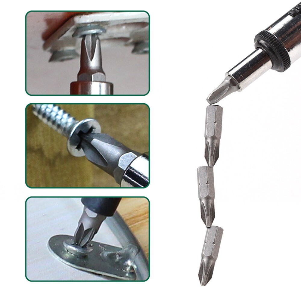 1/4″ Impact Drill Driver Magnetic Hex Phillips Slotted Torx Mini Screwdriver Bit