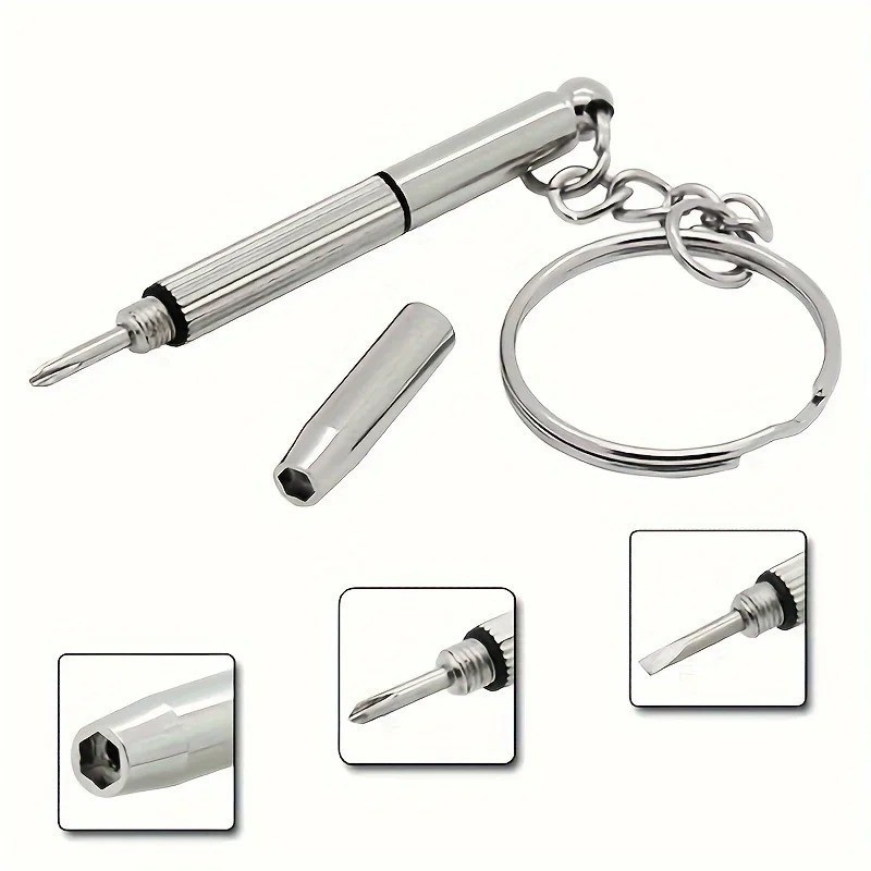 Mini 3-in-1 Glasses Screwdriver Set Spectacle Watch Sunglass Repair Kit