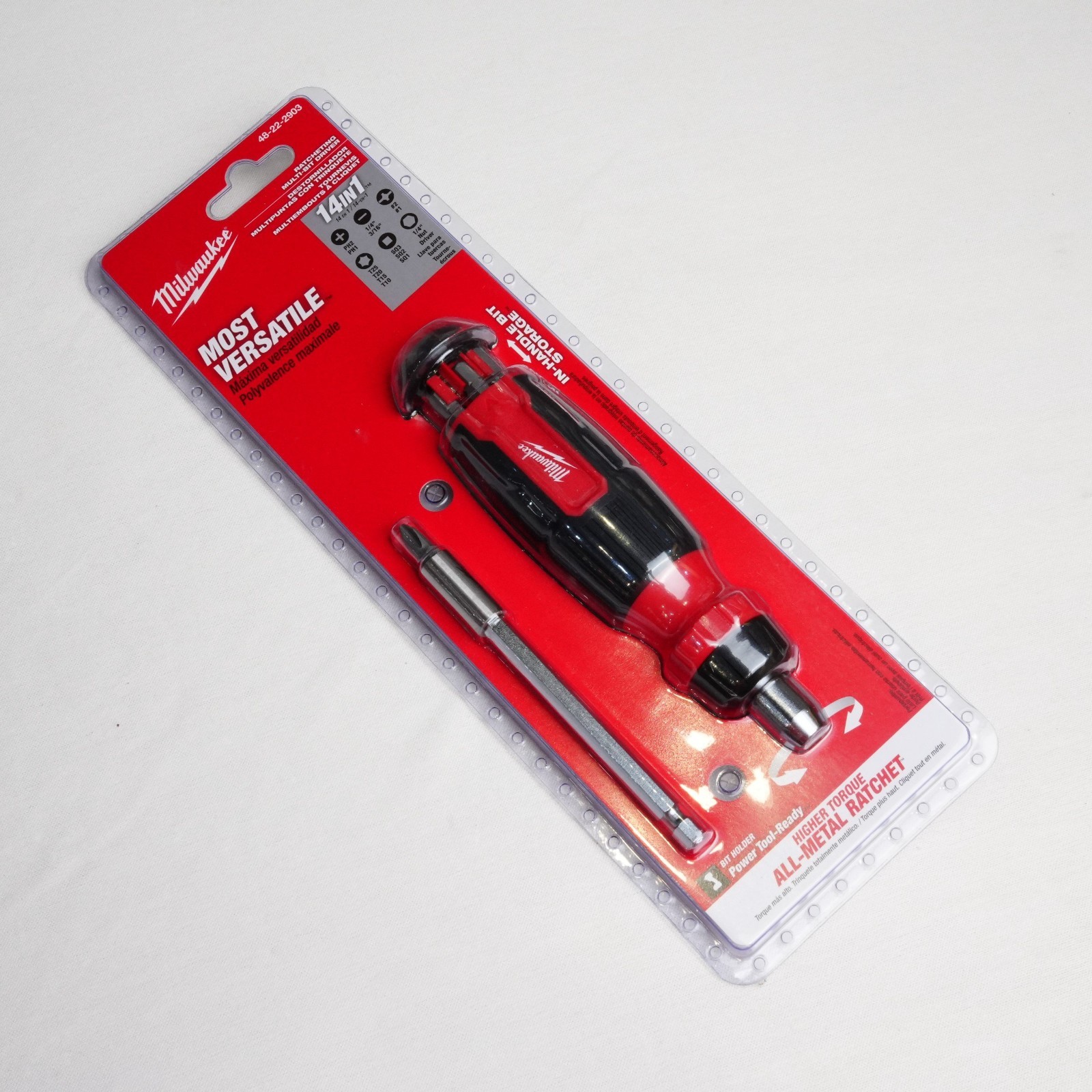 Milwaukee 48-22-2903 14-In-1 Ratcheting Multi-Bit Screwdriver