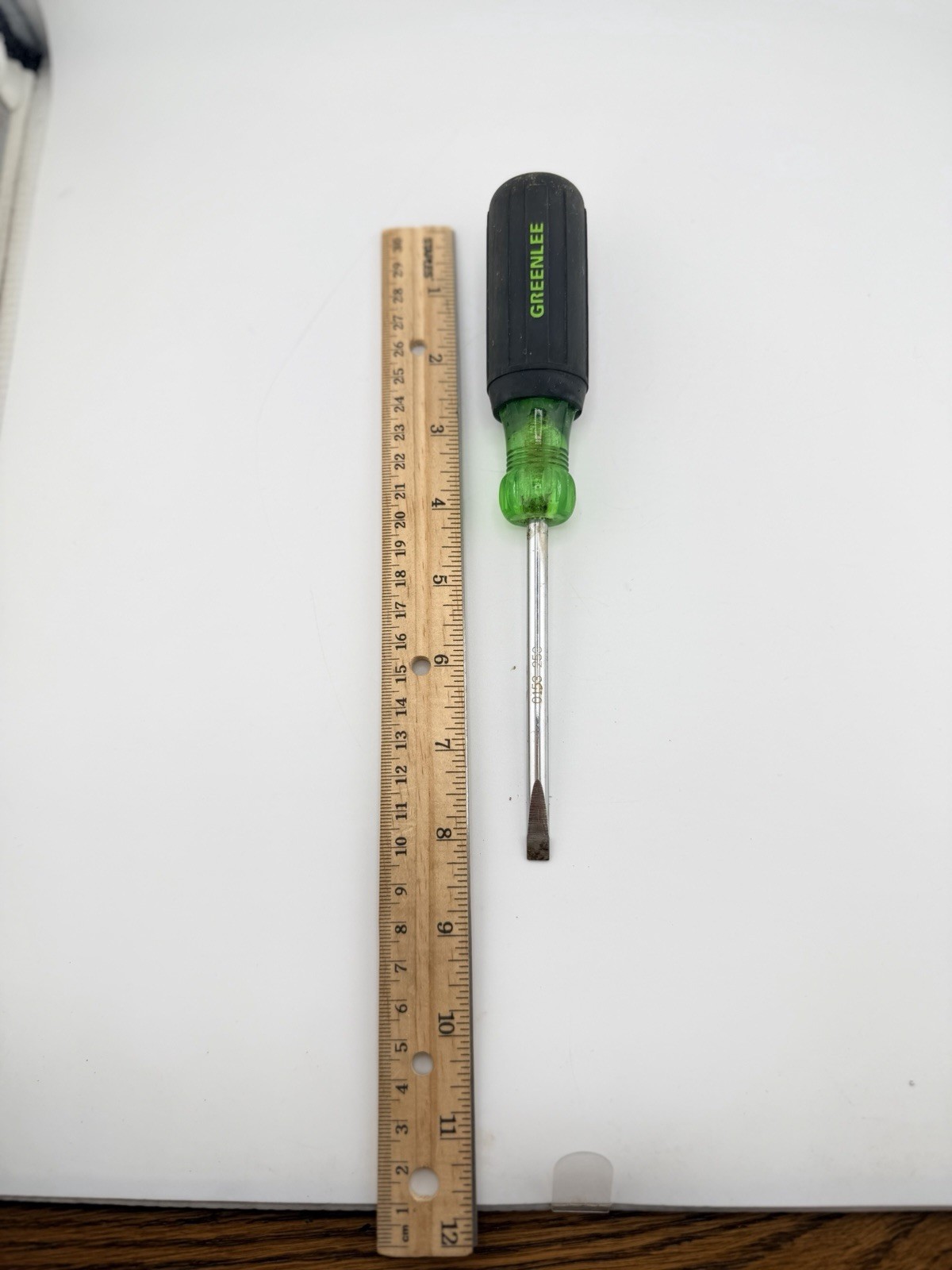 Greenlee 0153-25C Flathead Screwdriver Slotted USA Electrician Tool 6”