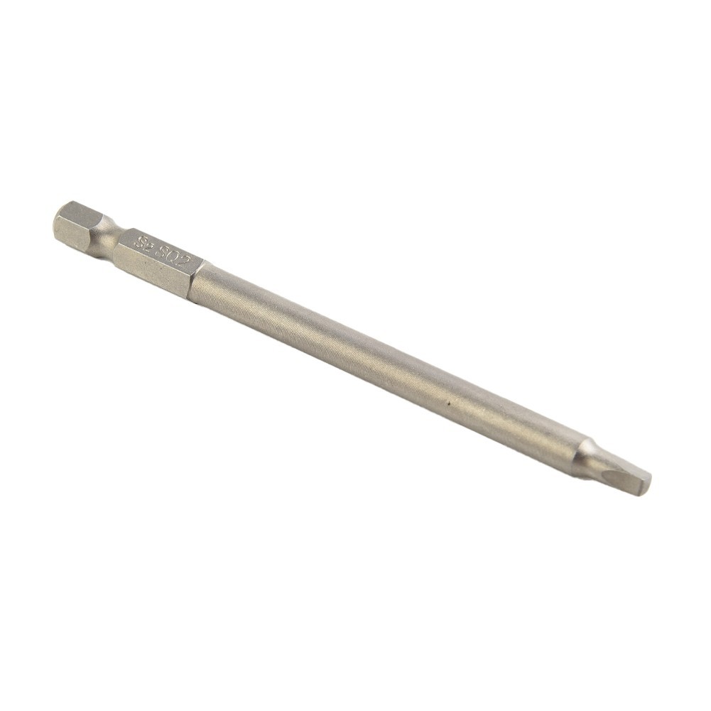 Screw Driver Bits Square Head Hand Tool Accessories 100mm 3pcs Hex SQ1-SQ3