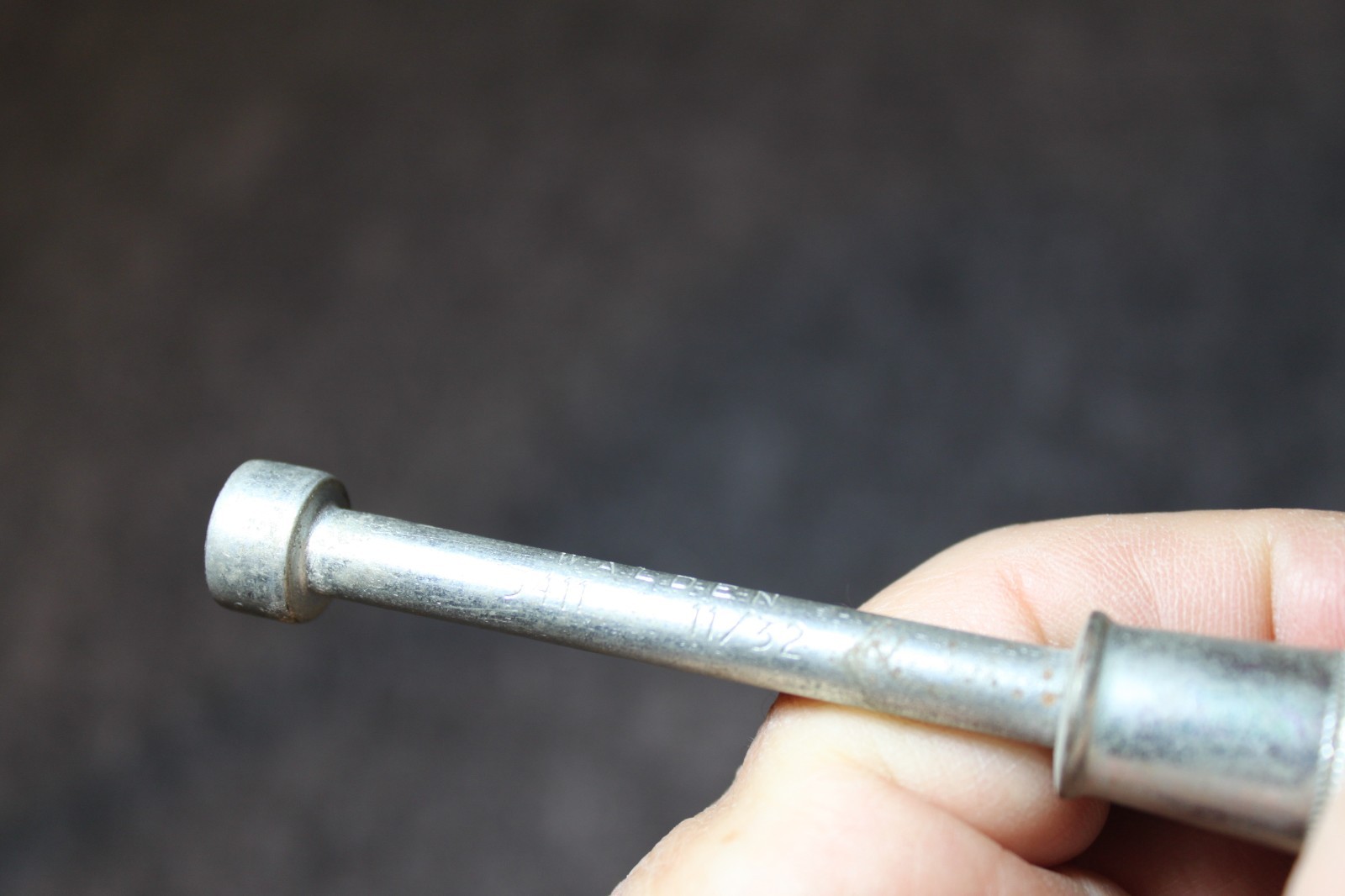 Vintage Spintite Stevens Walden 11/32″ SAE 6-Point Nut Driver Wood Handle