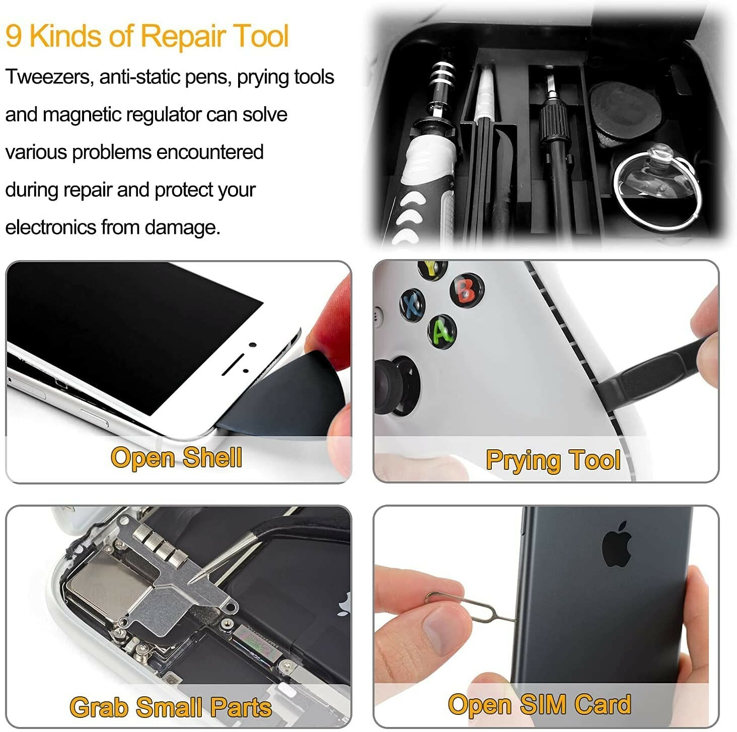 Precision Screwdriver Set with 108 Bits, 130 in 1 Small Screw Driver Set, Min…