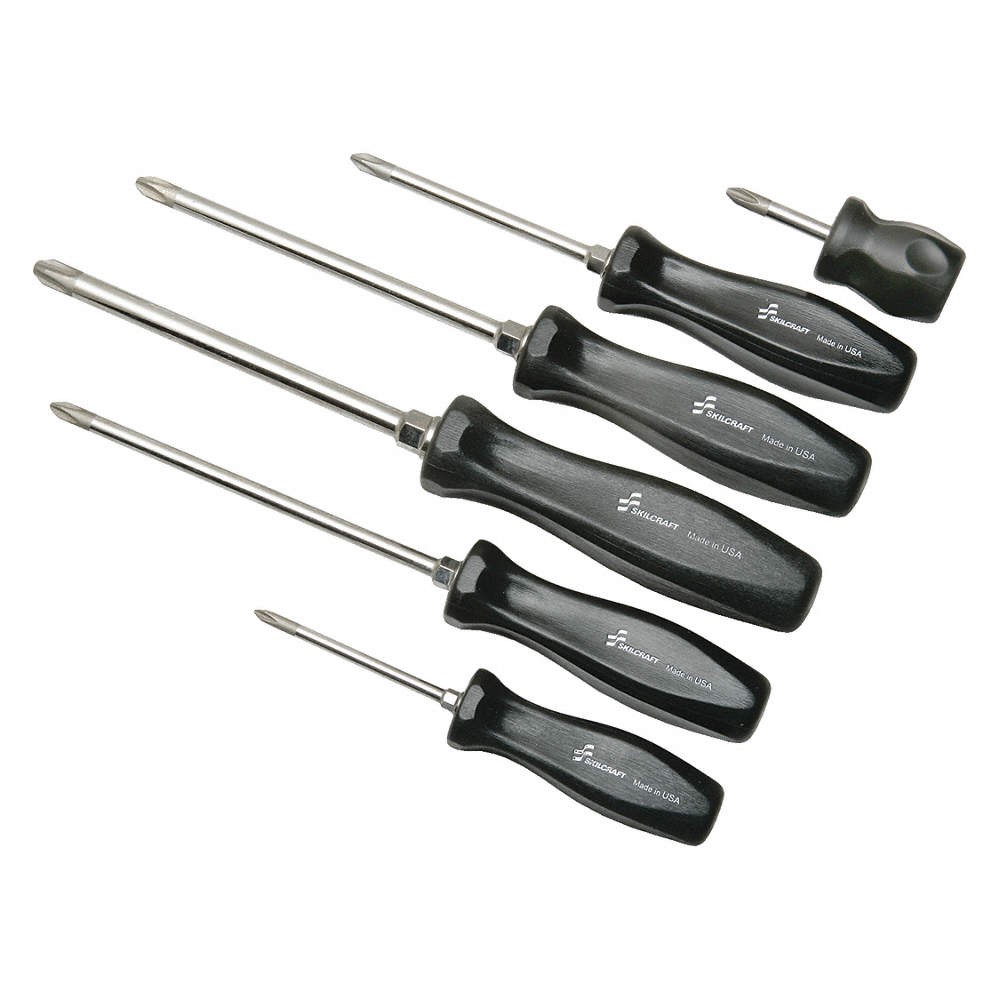 ABILITY ONE 5120-01-630-1172 Intgrtd Hex Blster ScrwdrvrSt, NmPcs6 39CE07