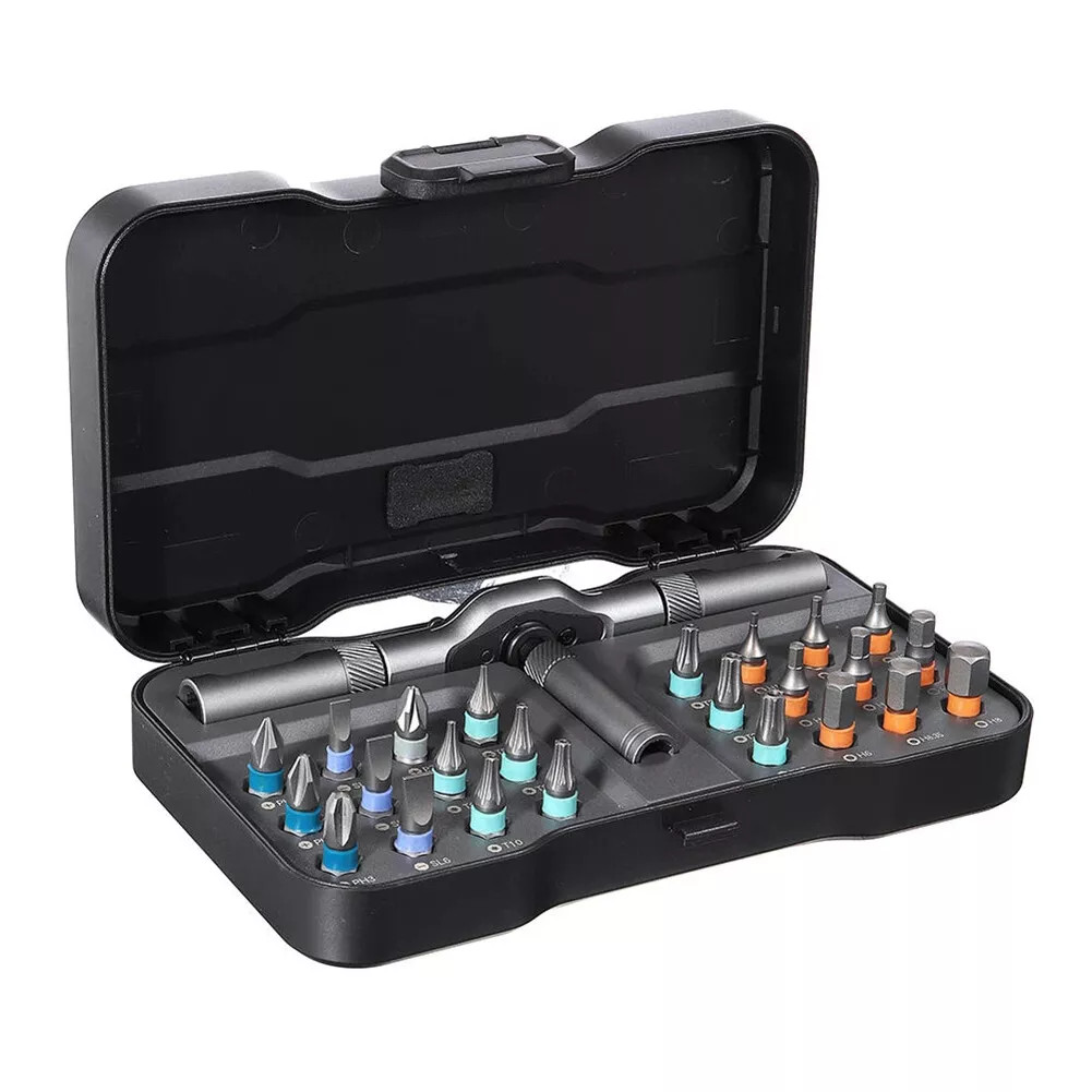 25Pcs 24 in 1 Multifunction Screwdriver Set Household Repair Tool Ratchet Wrench