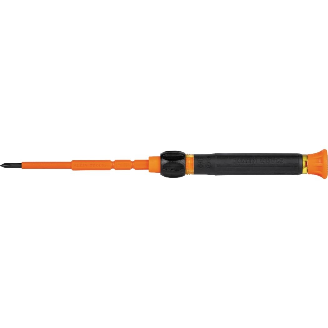 Klein Tools Insulated Precision Screwdriver Set 1000V Cushion Grip Black Orange