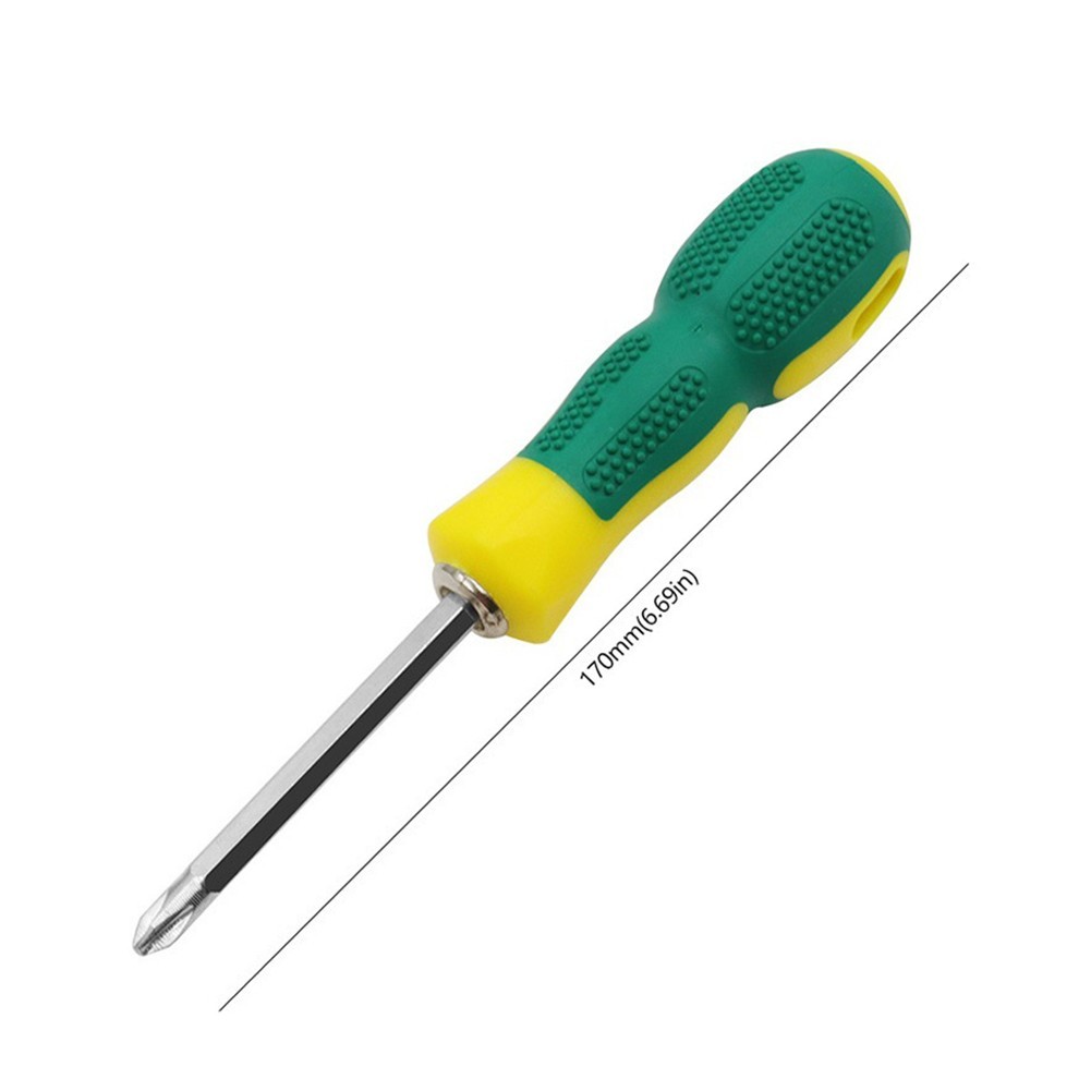 Screwdriver Hand Tool Accessories Dual 170mm Interchangeable Long Slotted