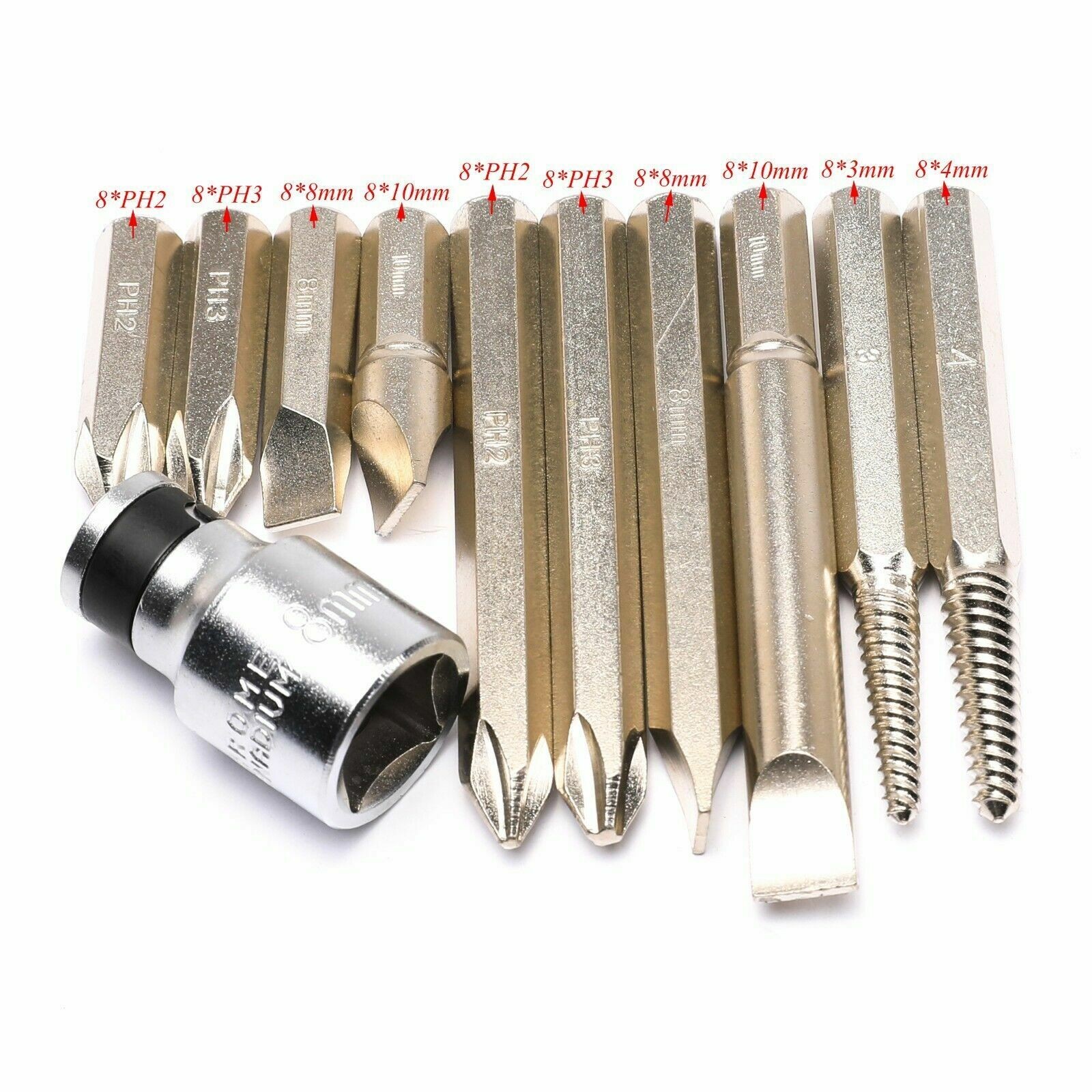 Auto Manual Reversible Impact Driver Kit Automotive Impact Hammer Screwdriver US