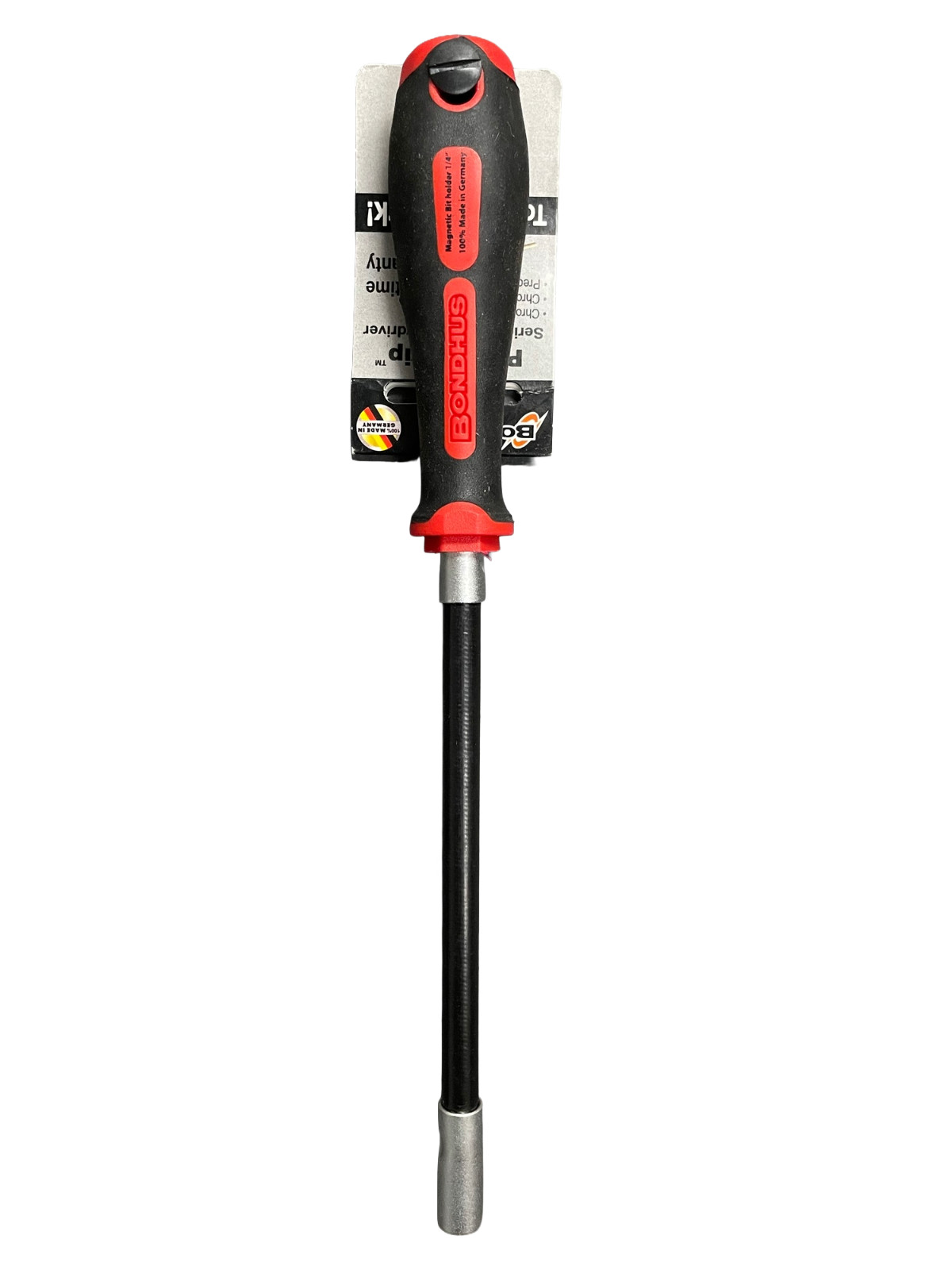 Bondhus 1/4″ Flexible Screwdriver Magnetic Bit Holder Tip PowerGrip Flex Germany