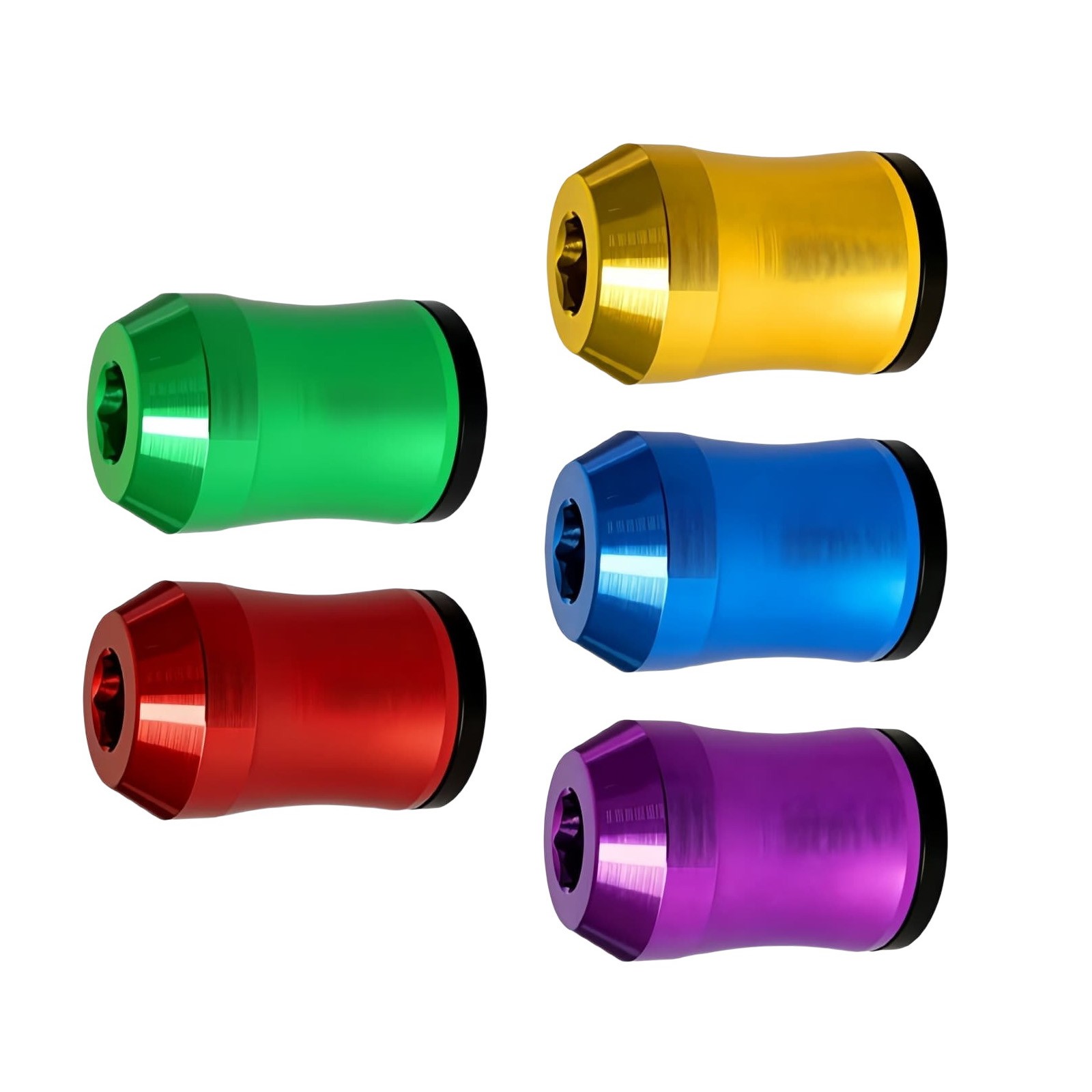 5x 1/4 Inch Hex Screwdriver Magnetic Ring Bit Grip for Drill Adapter Anti Drop