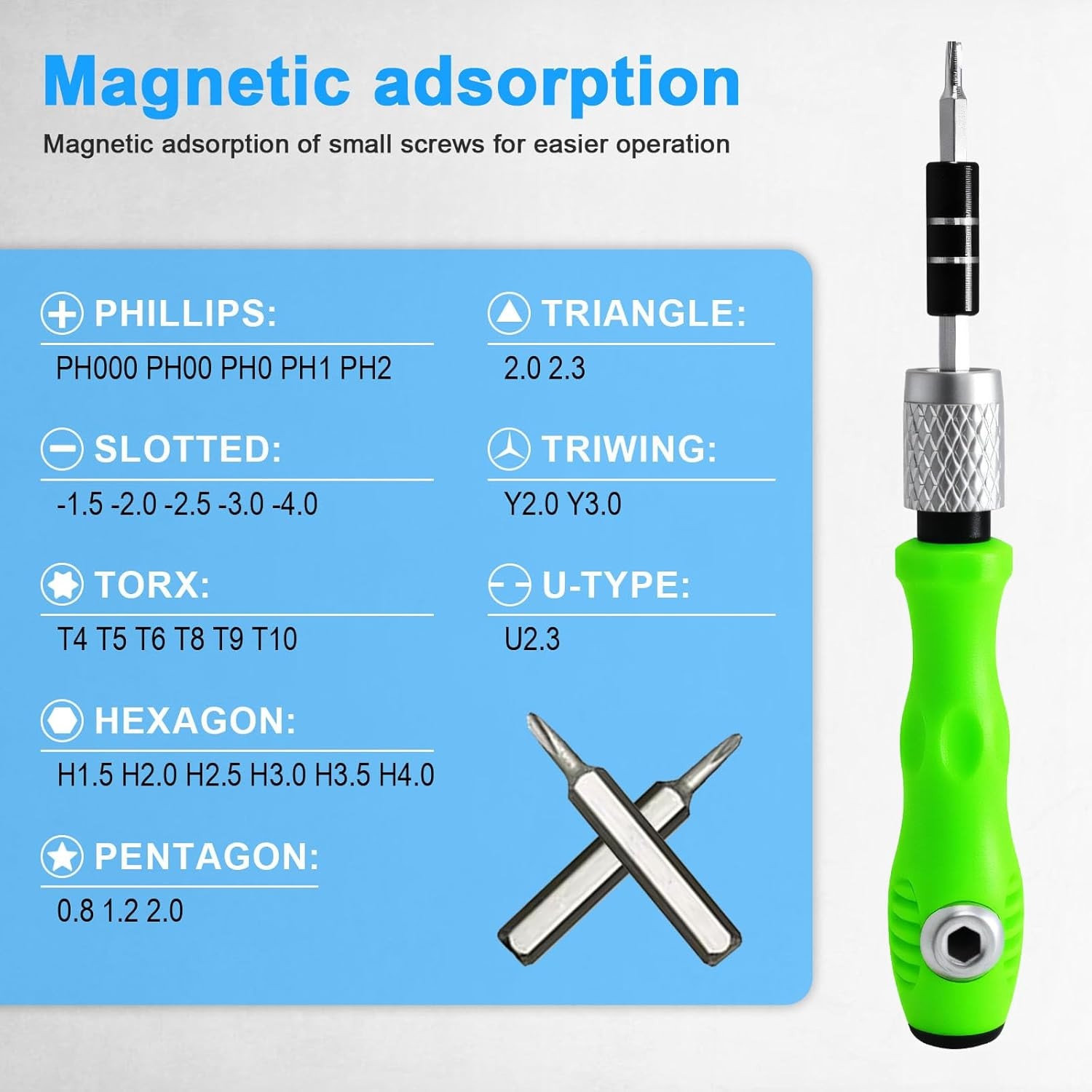 32 in 1 Precision Screwdriver Set Mini Magnetic Repair Tool Kit