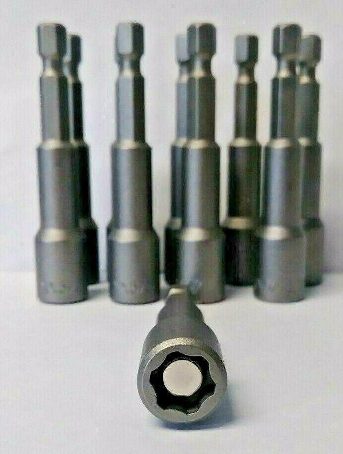 Bosch 120245 1609512613 5/16″ x 2-9/16″ Magnetic Nutsetters 10 Pack USA