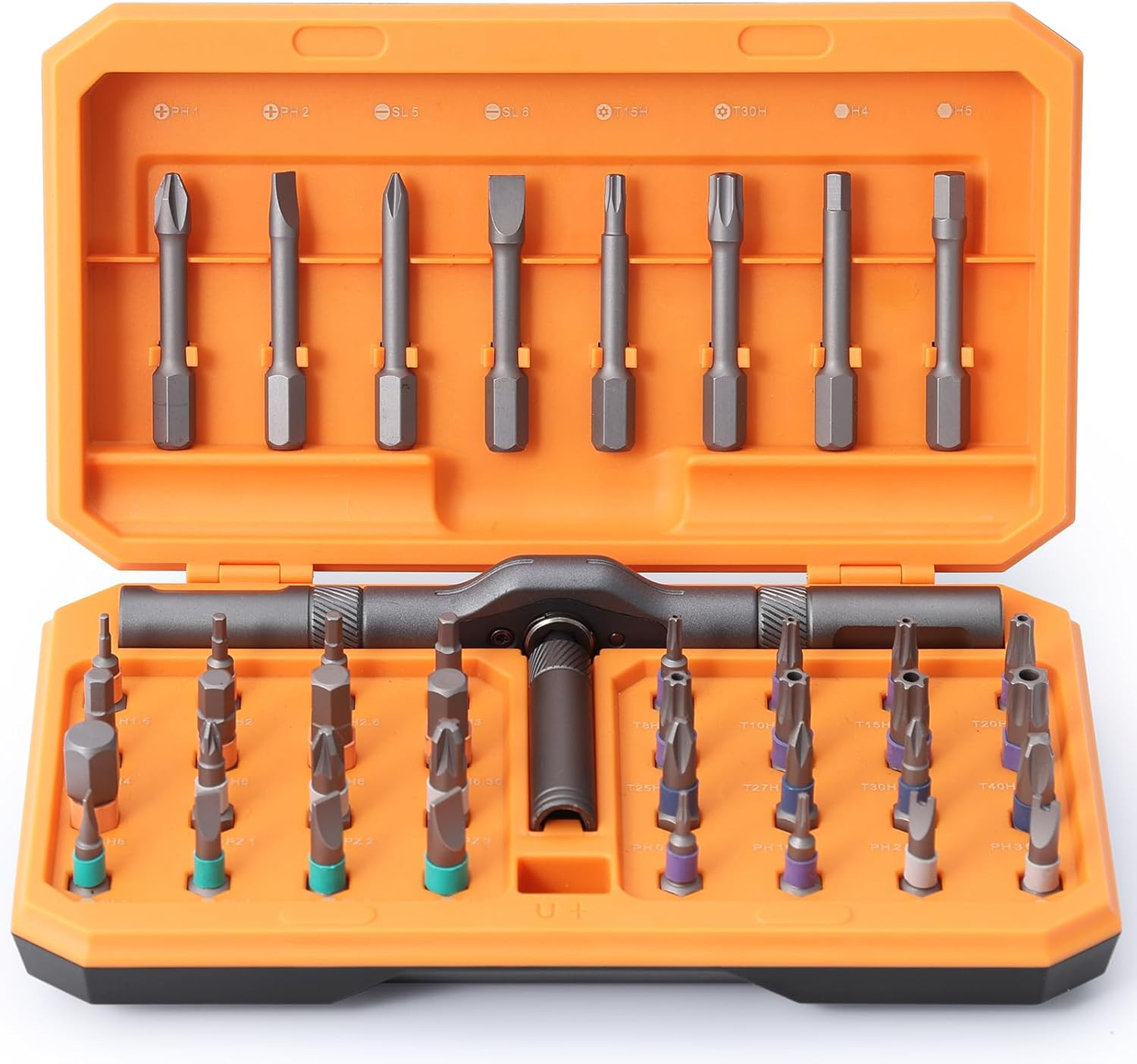 Upgraded 42 in 1 Magnetic Screwdriver Set,DIY Ratchet Handle Screwdriver Set