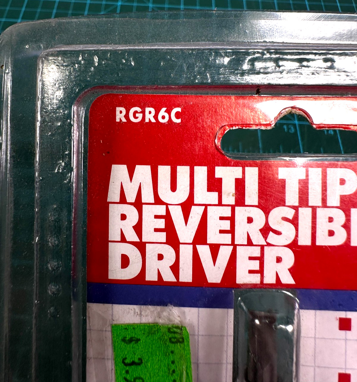 Great Neck RGR6C Multi Tip Reversible Driver 6 In 1 Black Screwdriver Tool NOS