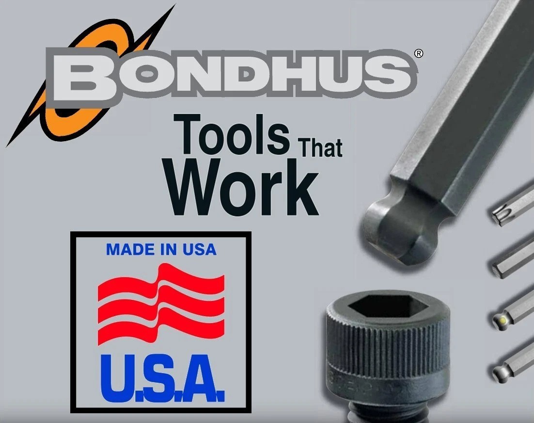 Bondhus 25pc Screwdriver Set, Ball End, Torx & Hex, Metric & Standard SAE USA