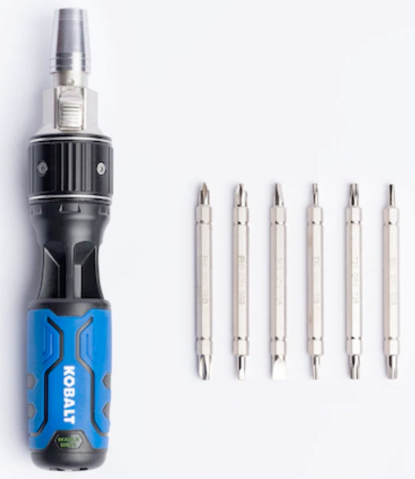 Kobalt – 68545 – 12-in-1 Double Drive Assorted Multi-bit Screwdriver Set