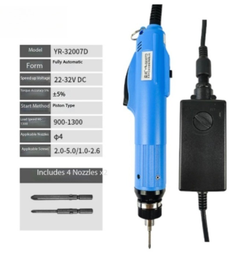 Electric Screwdriver Industrial-Grade Corded Model 220V for Home Repairs