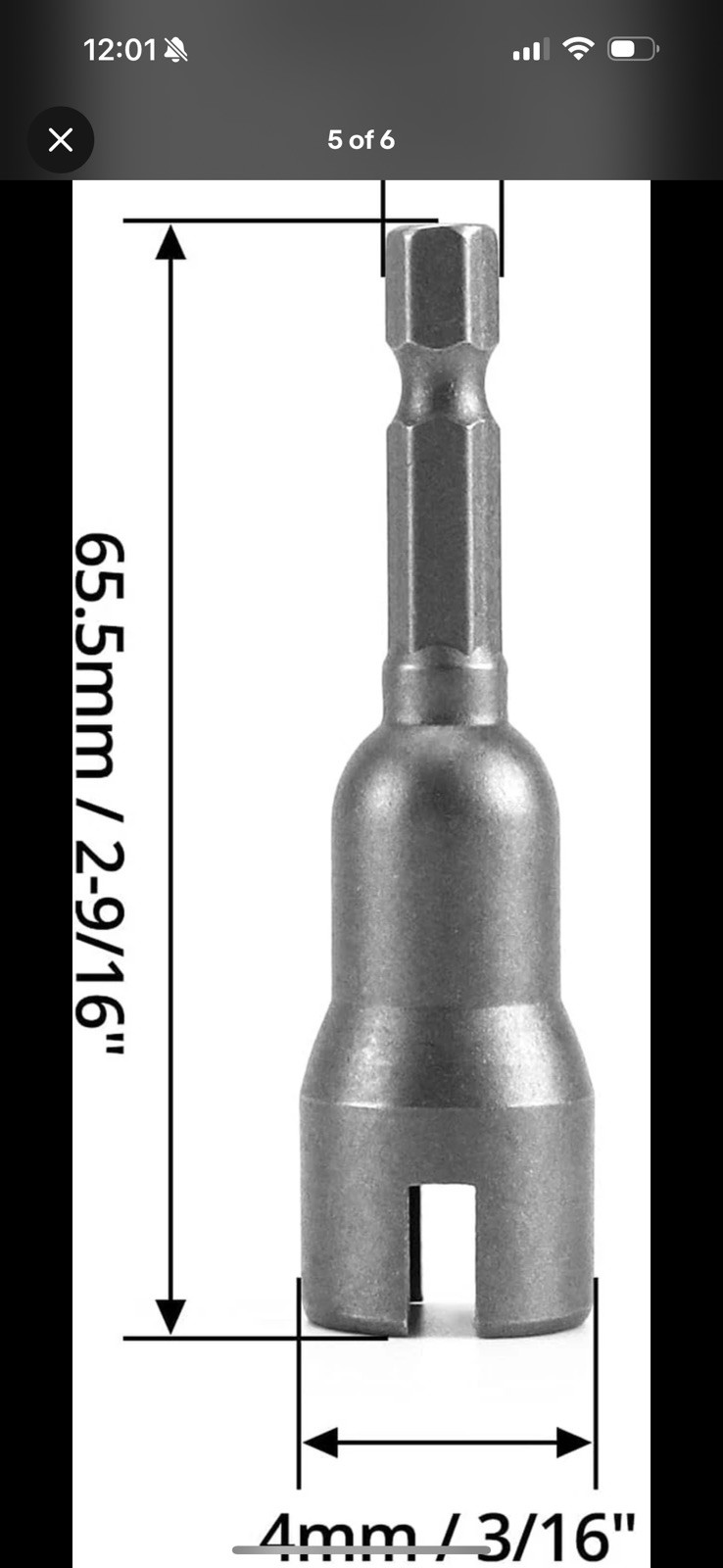 Wing Nut Driver, 2 Pack, Power Wing Nut Drill Bit Socket Tool with 1/4 Quick Con